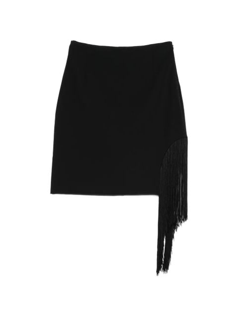 PINKO fringed mini skirt - Black - zdjęcie produktu nr 1