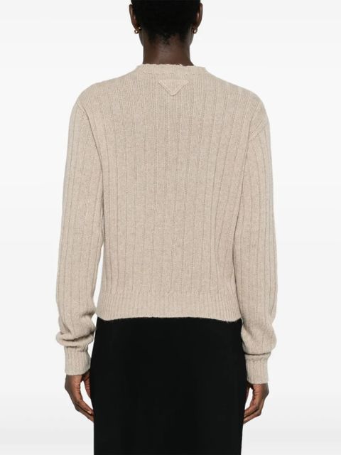 Prada recycled-cashmere sweater - Neutrals