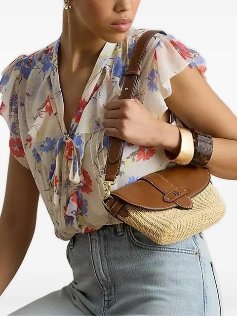 Lauren Ralph Lauren Lynden buckle textured tote bag - Neutrals - zdjęcie produktu nr 2