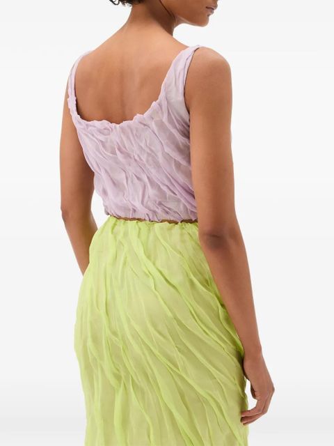 Versace pleated top - Purple