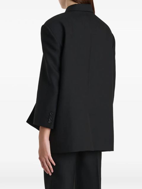 KHAITE wrap blazer jacket - Black