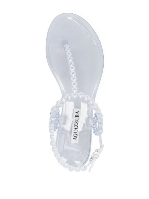 Aquazzura Almost Bare eyelet-embellished sandals - Neutrals