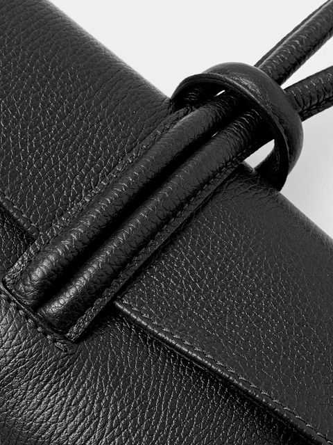 Answear.LAB kopertówka skórzana kolor czarny