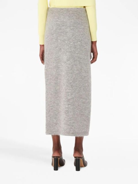 JW Anderson side-slit tube skirt - Grey