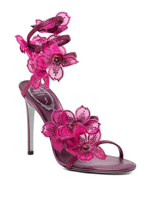 René Caovilla 105mm Floriane sandals - Pink