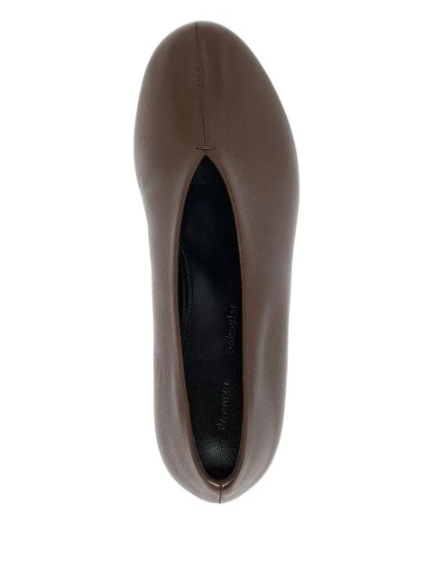 Proenza Schouler Tee leather pumps - Brown