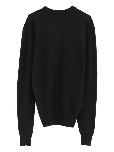 TOTEME round-neck cashmere sweater - Black - zdjęcie produktu nr 2