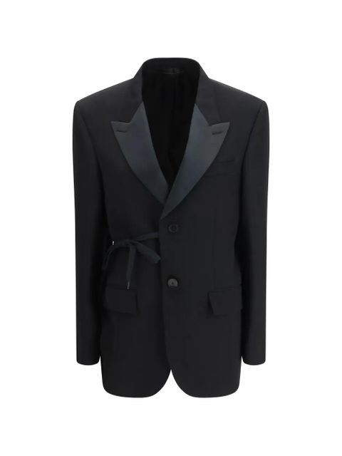 Balenciaga tuxedo-lapels blazer - Black - zdjęcie produktu nr 1