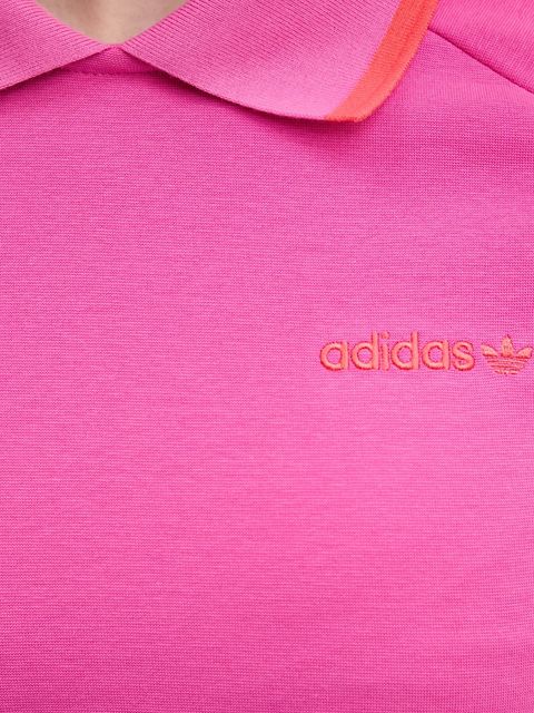 adidas Originals polo Short Polo damski kolor różowy JY3489