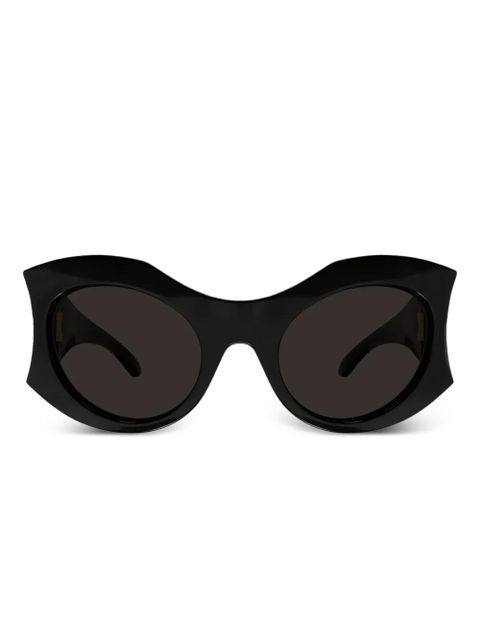 Balenciaga Eyewear logo-print sunglasses - Black - zdjęcie produktu nr 1