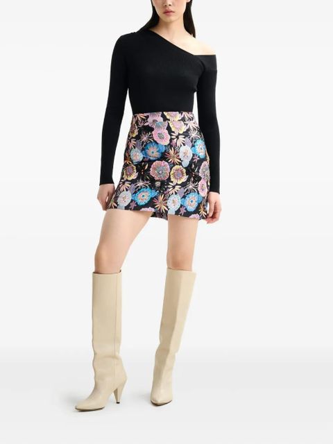 Essentiel Antwerp Imeric asymmetric ribbed sweater - Black