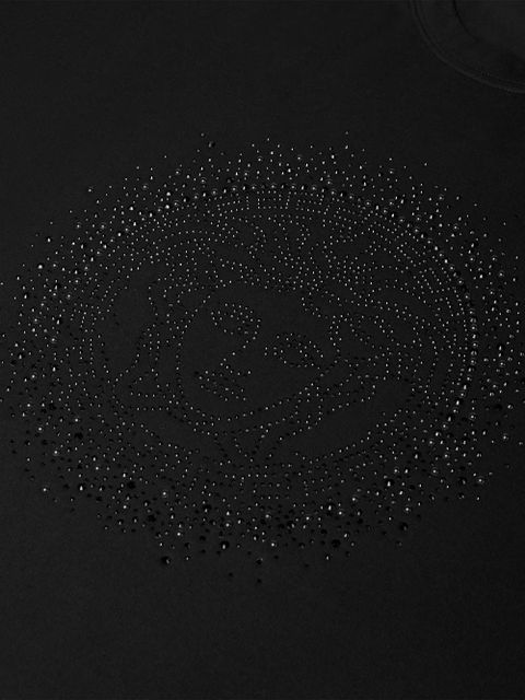 Versace embellished T-shirt - Black