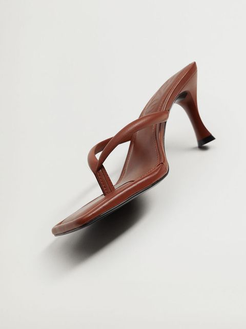 Mango - Klapki skórzane LULU - zdjęcie produktu nr 2