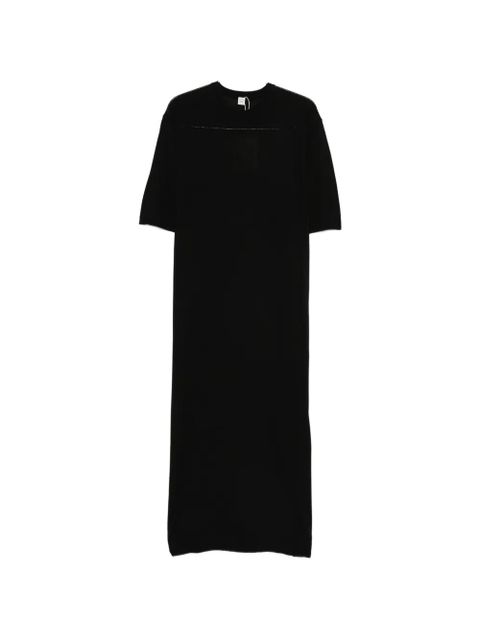 TOTEME merino knit maxi dress - Black - zdjęcie produktu nr 1