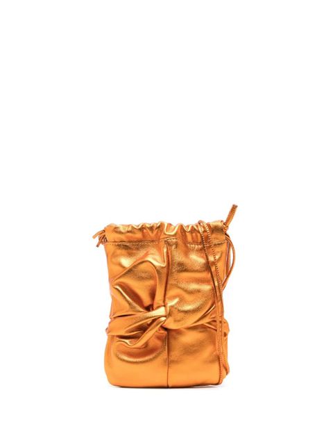 Hereu Ronet metallic bucket bag - Orange - zdjęcie produktu nr 1