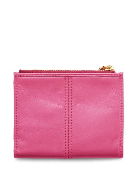 Prada triangle-logo small wallet - Pink - zdjęcie produktu nr 2