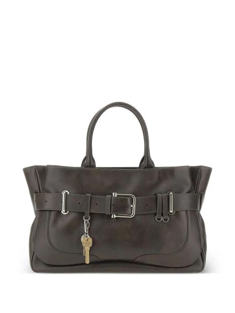 Osoi Brocle buckle charm leather tote bag - Brown - zdjęcie produktu nr 1