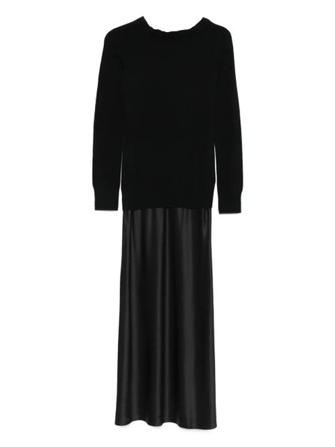 Christopher Esber Monument silk cashmere dress - Black - zdjęcie produktu nr 1