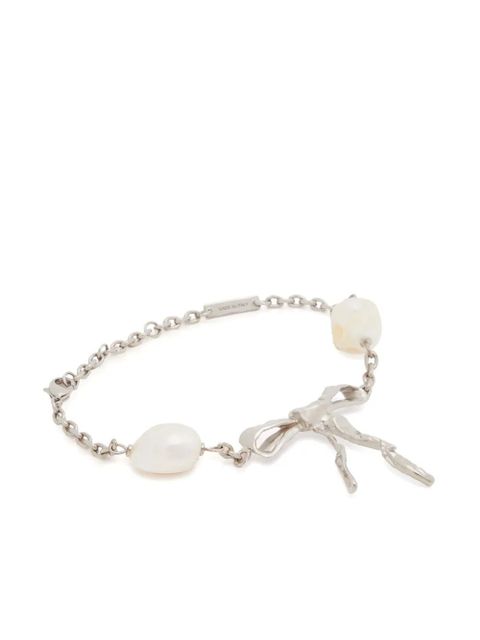 Marni bow-detail bracelet - Silver