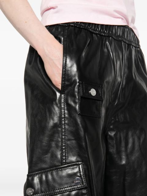 GANNI cargo trousers - Black