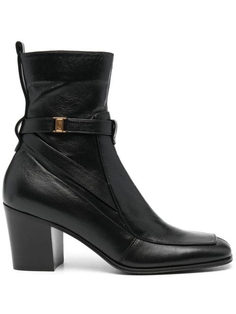 Saint Laurent 75mm Michelangelo ankle boots - Black - zdjęcie produktu nr 1