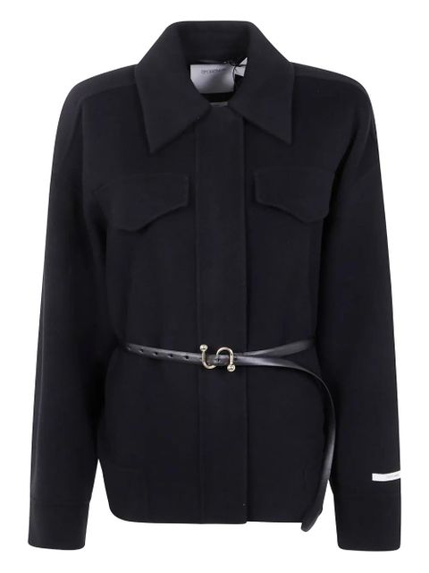 Sportmax belted wool jacket - Black - zdjęcie produktu nr 1