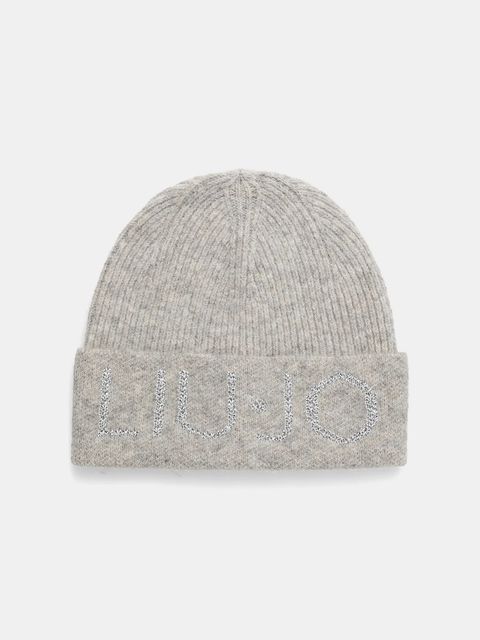 Liu Jo czapka kolor szary 2F5020.M0300 - zdjęcie produktu nr 1