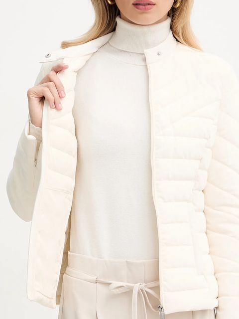 Guess kurtka NEW VONA kolor beżowy zimowa W5YL13 WHDQ0