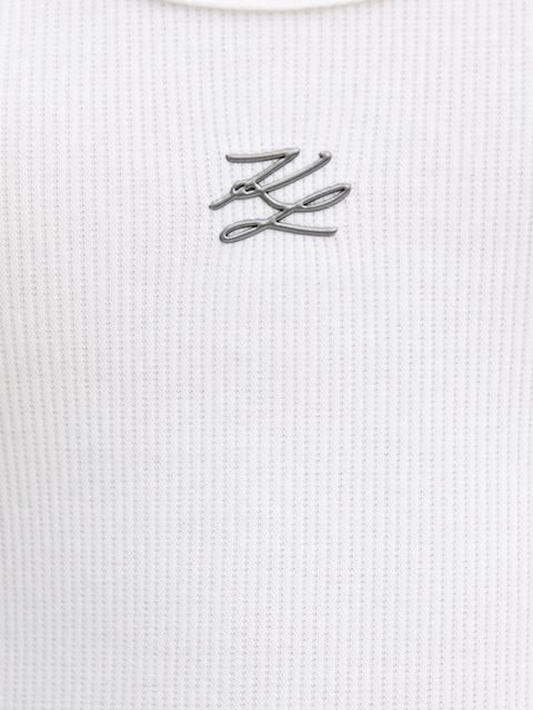 Karl Lagerfeld top kolor biały B1W17015