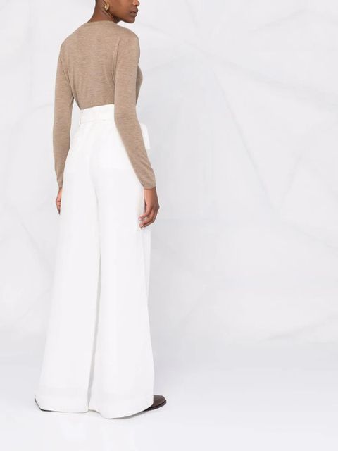 Max Mara long-sleeved cashmere-knit sweater - Brown - zdjęcie produktu nr 2