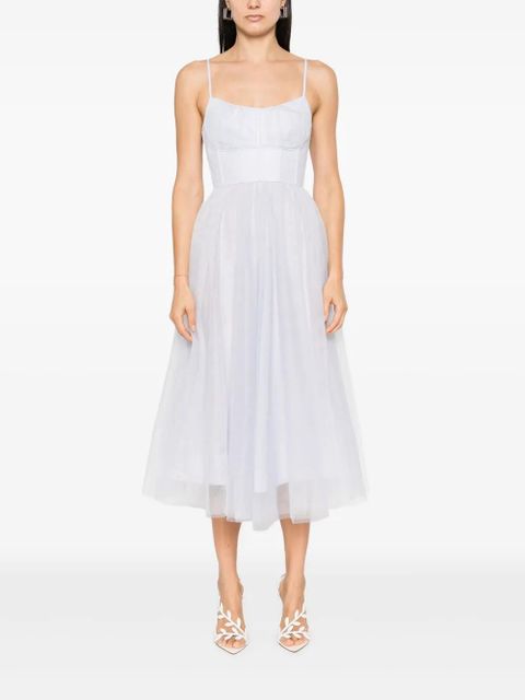 ZIMMERMANN tulle corset midi dress - Blue - zdjęcie produktu nr 2