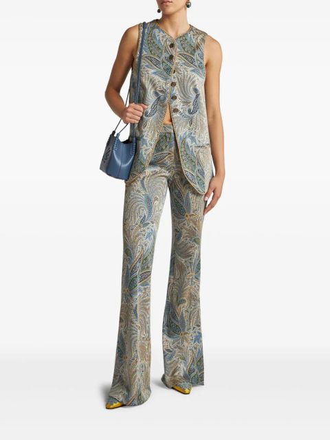 ETRO jacquarded waistcoat - Blue - zdjęcie produktu nr 2