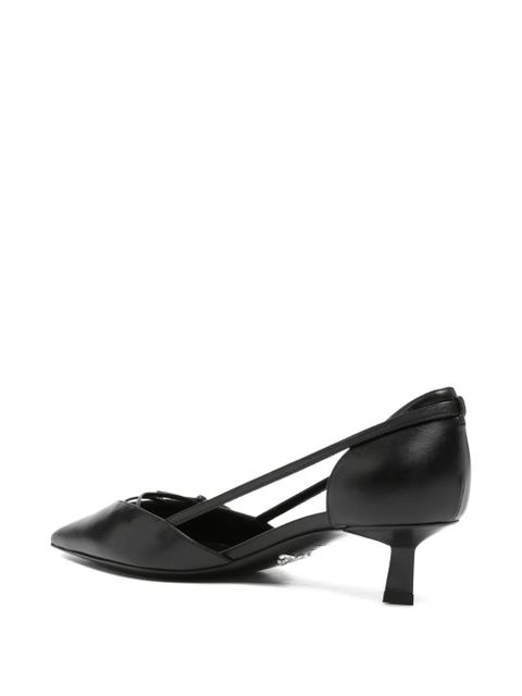 Prada bow-detail pointed-toe pumps - Black