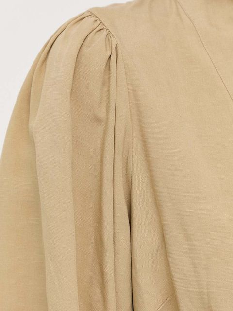 Notes du Nord sukienka z domieszką lnu