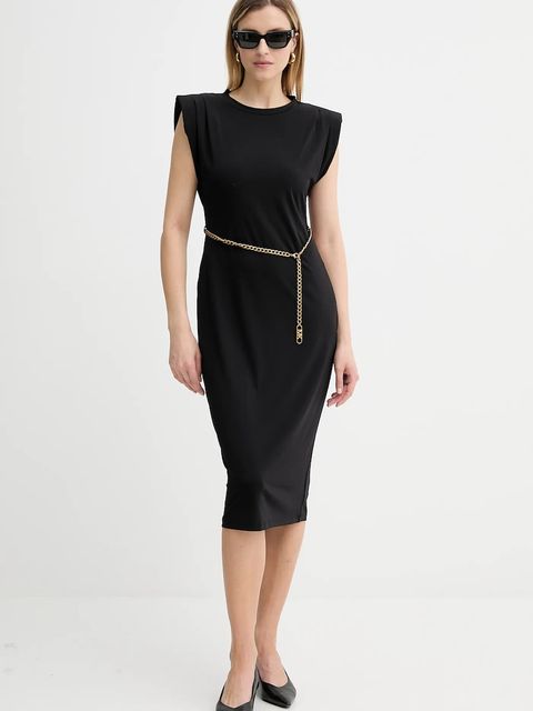 MICHAEL Michael Kors sukienka kolor czarny mini rozkloszowana MT5831SH6J - zdjęcie produktu nr 2