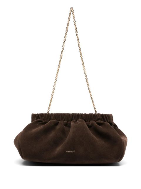 DeMellier Miami suede clutch bag - Brown - zdjęcie produktu nr 1