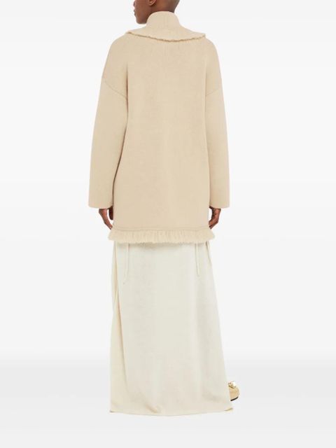 Alanui Finest single-breasted coat - Neutrals