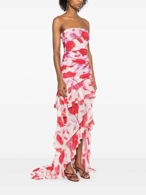Blumarine printed maxi dress - Neutrals