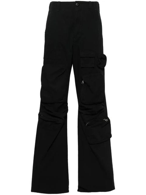 MM6 Maison Margiela cargo straight trousers - Black - zdjęcie produktu nr 1