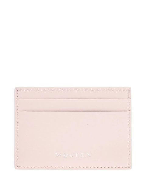 Alexander McQueen leather cardholder - Pink - zdjęcie produktu nr 1