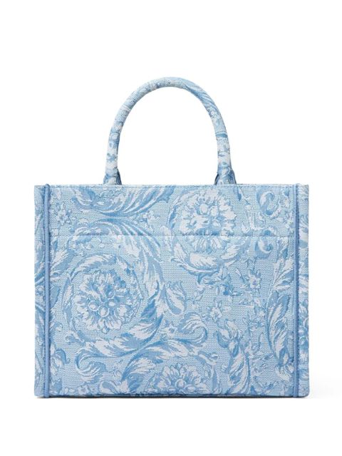 Versace small Barocco Athena tote bag - Blue