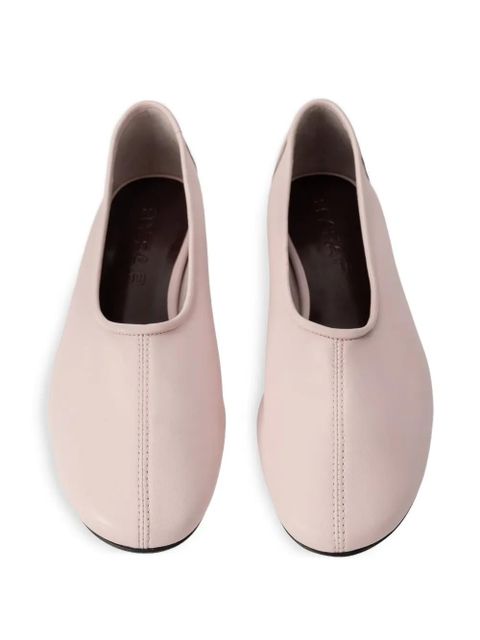 BY FAR Prudence leather ballet flats - Pink - zdjęcie produktu nr 2