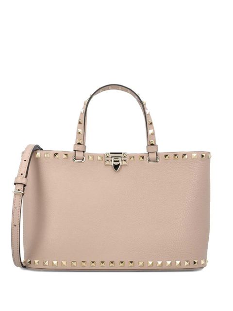 Valentino Garavani small Rockstud leather tote bag - Pink - zdjęcie produktu nr 1