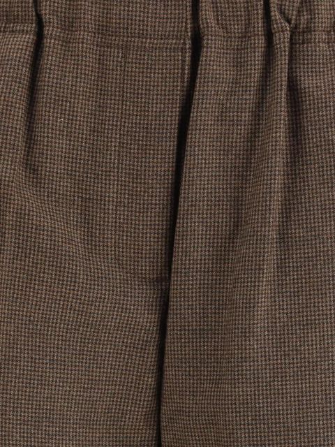 Weekend Max Mara houndstooth-pattern trousers - Brown