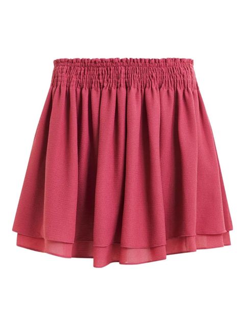 Essentiel Antwerp smocked mini skirt - Pink - zdjęcie produktu nr 1