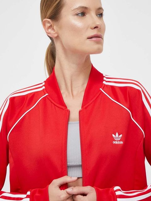 adidas Originals bluza Adicolor Classics SST damska kolor czerwony z aplikacją IK4032 - zdjęcie produktu nr 1