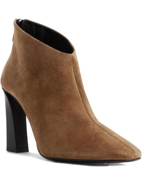 Giuseppe Zanotti 90mm Losie suede ankle boots - Brown - zdjęcie produktu nr 1