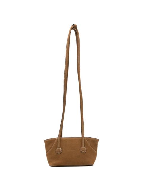Marge Sherwood topstitch shopper shoulder bag - Brown - zdjęcie produktu nr 1