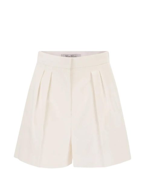 Max Mara high-waisted pleated shorts - Neutrals - zdjęcie produktu nr 1