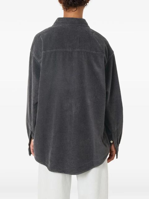American Vintage buttoned corduroy shirt - Grey